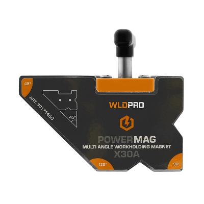 WLDPRO POWERMAG X30A Multivinkel Svejsemagnet med on/off funktion (245N/25kg)